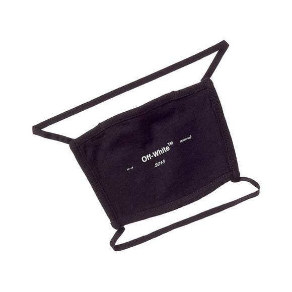 Off-White™ Logo Face Mask, Black - Picture 1 of 2